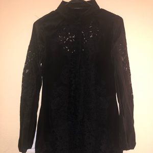 Eli Tahari silk shirt dress